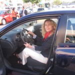 Charmaine in car